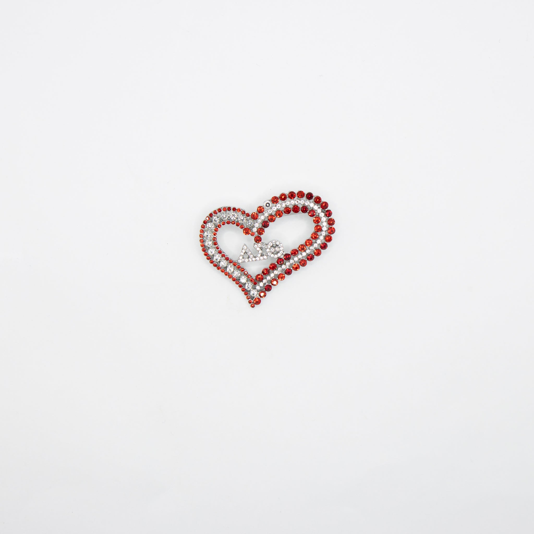 Delta Sigma Theta Heart Pin - Diva Starr Boutique